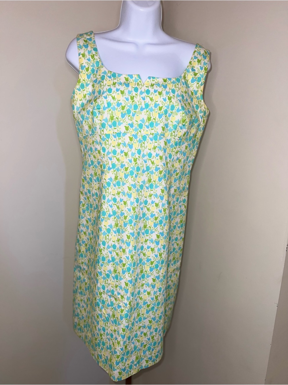 Lilly Pulitzer Vintage Tip Toe Tulip Midi Dress Size 6